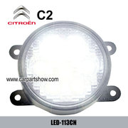 Citroen C2 C3 ДХО LED Дневные ходовые огни автомобиля фары частей тума