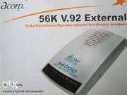 Зовнішній факс-модем Acorp 56K v.92 External